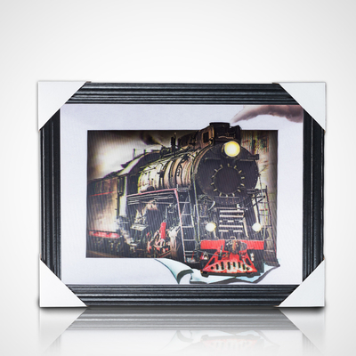 Custom Print 3D Dragon Ball Movie Poster Flip 3D Animation 3D Picture with Black Frame Integrated Art Theme
