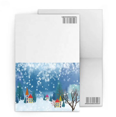 Custom Lenticular 3D Greeting Cards For Christmas Celebration