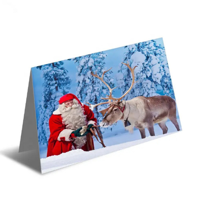 Custom Lenticular 3D Greeting Cards For Christmas Celebration