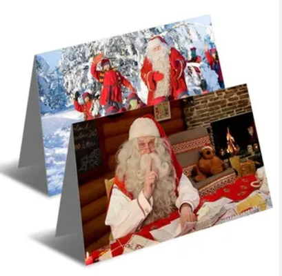 Birthday Christmas 3d Greeting Card With Envelope Lenticular Postcard