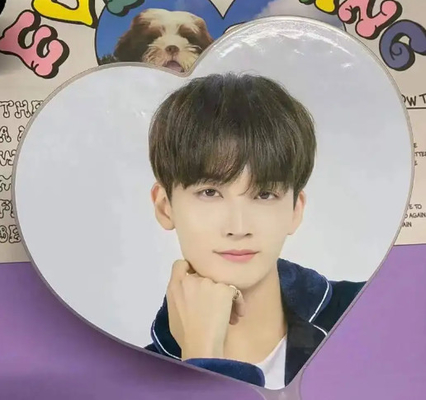 Custom KPop Event Fan For Gift Custom plastic PET Transparent 3D Fan