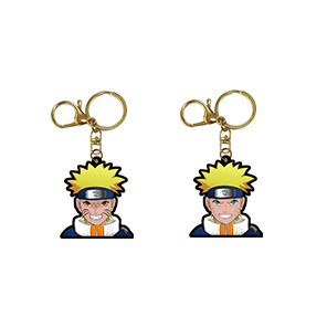 China Acrylic Keychain with UV Printed Anime Charms Plastic Material with Stainless Steel Type