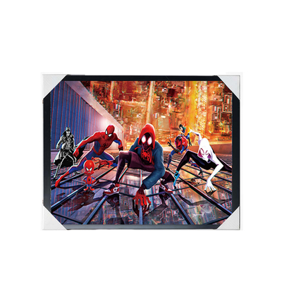 Wholesale Anime 3D Poster Marvel 3D Lenticular Poster Wall Decor 3D Print Changing Picture Anime Poster