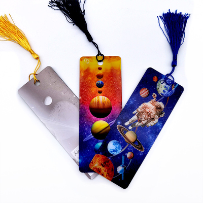 Customized 3D Lenticular Bookmark Astronaut Galaxy bookmark For Attention-Grabbing Promotions