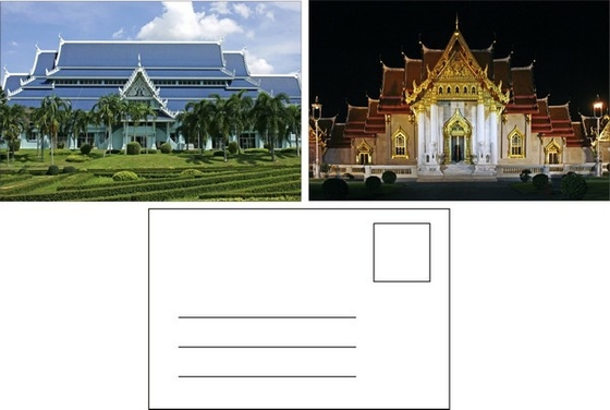 Souvenir Gifts 3D Postcard Moving Cards For Landmark Buildings Landscape