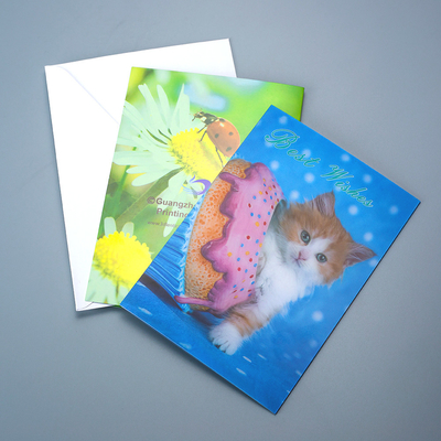 Factory Hot Sale Custom Kpop 3D Lenticular Printing Postcard/ Business Card